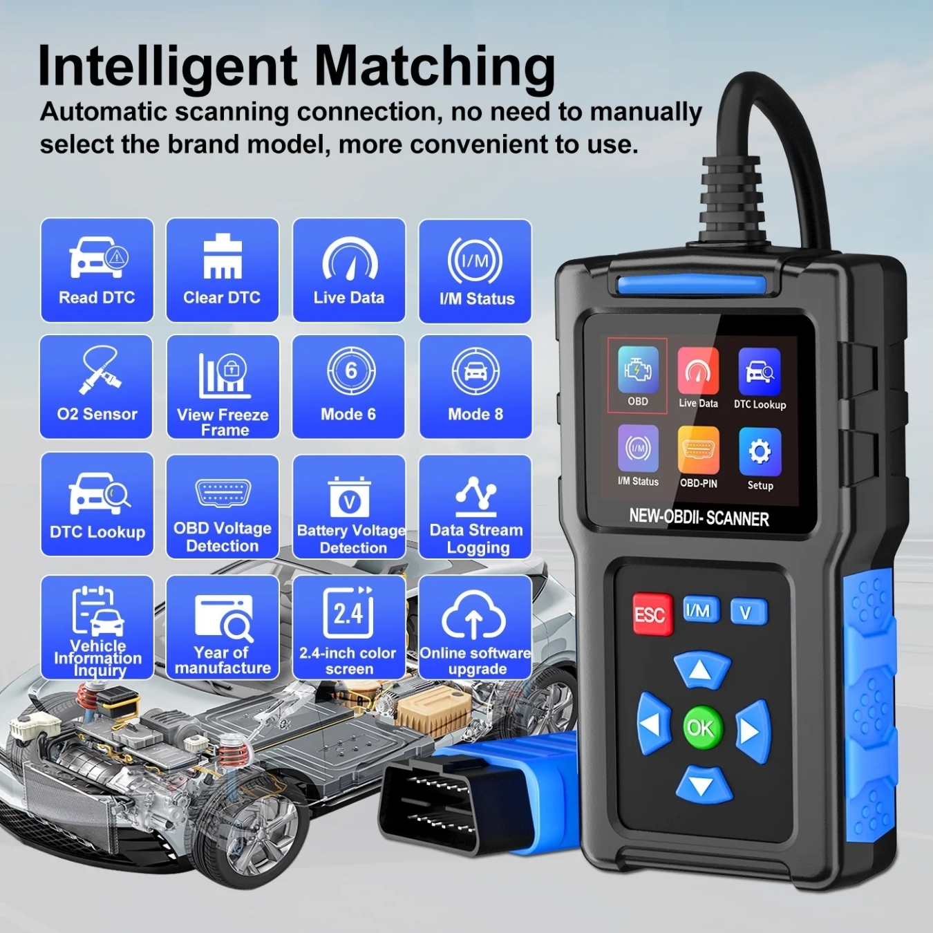 OBD2  Car engine scanner