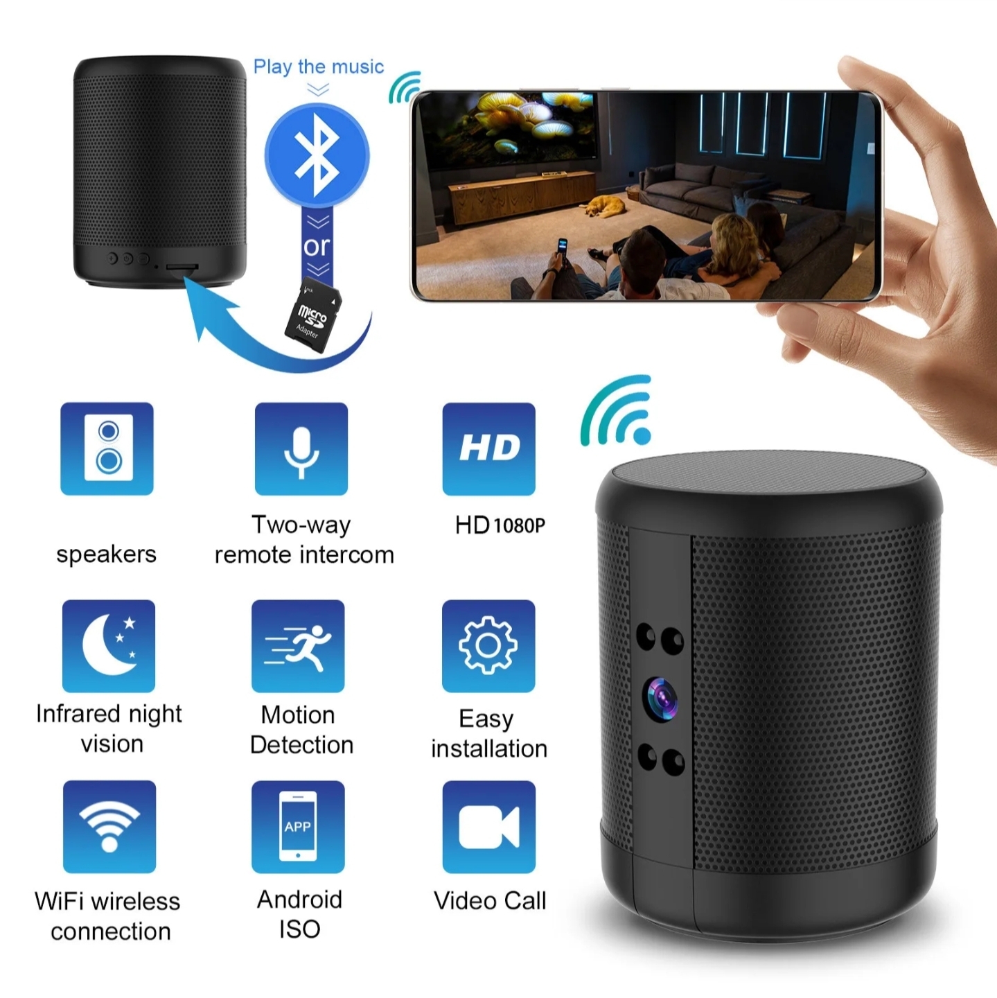 Secret surveillance smart Camera